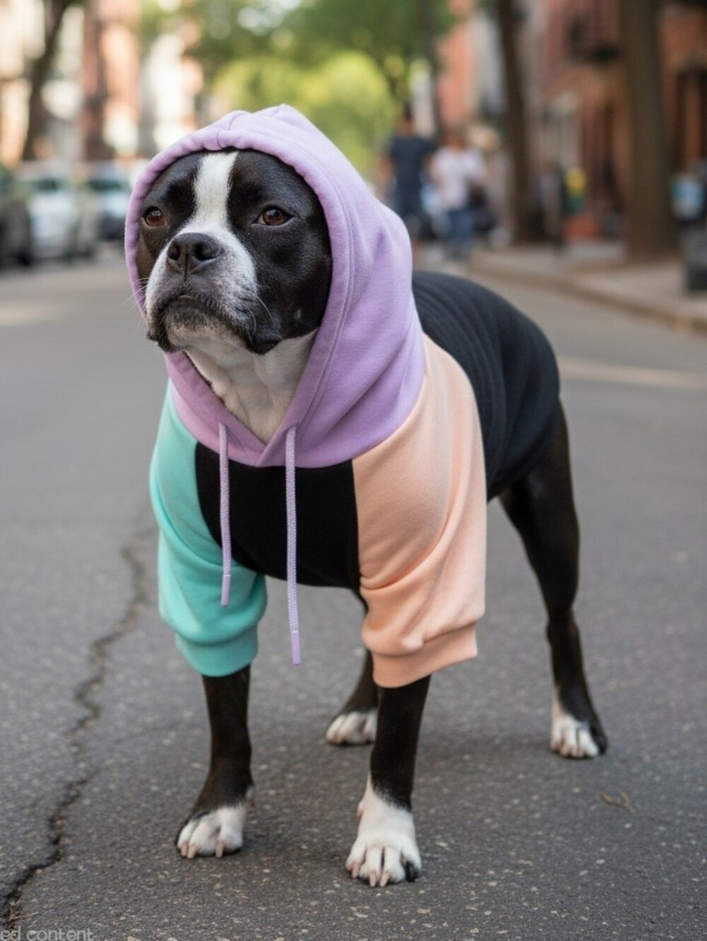 Spark Paws Dog Hoodie Colorblock 2X #DGC14